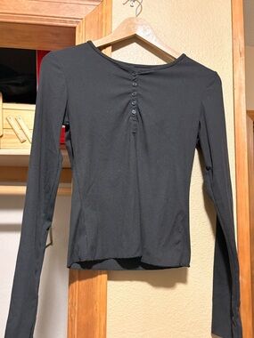 Black Long Sleeve Women's Top